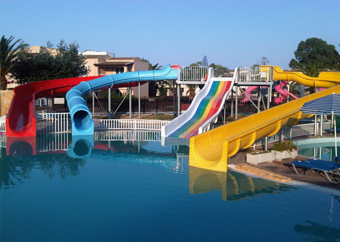 Commercial Adult Fibre Glass Slides Outdoor Spiral Tube High Safety Slide