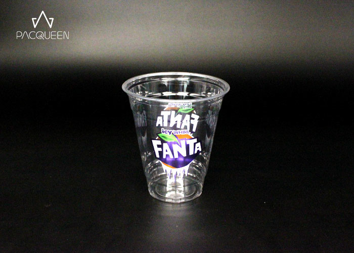 Custom Branding Clear Plastic Cups , Pet Plastic Cups Eco Friendly