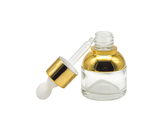 Gold Cap Glass Dropper Green 30ml Essential Oil Bottle
