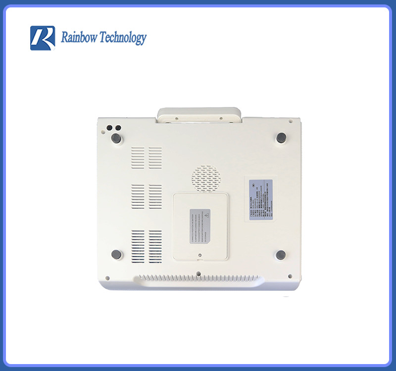 7" Portable 12 Lead ECG Machine With Suction Cups Touch Screen