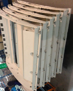Interior And Exterior FRP Truck Panels Weight Reduce In Mold Coating