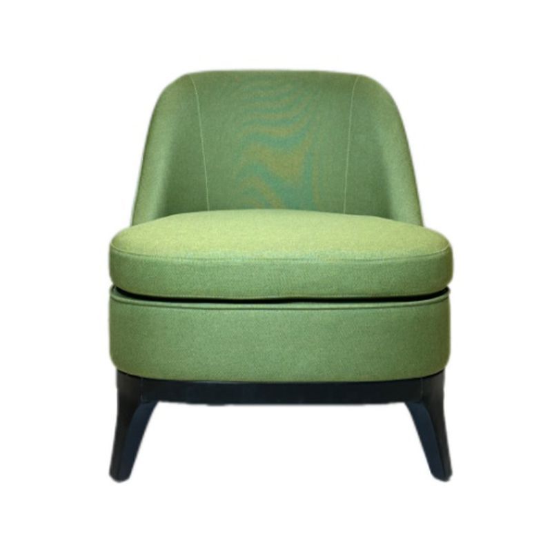 Wholesale Modern Solid Wood Fabric Chair Without Armrest Durable Leisure Hotel Furniture