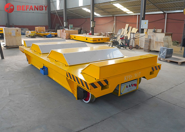 Self - Propelled Annealing Furnace Rail Transfer Cart High Temperature Proof