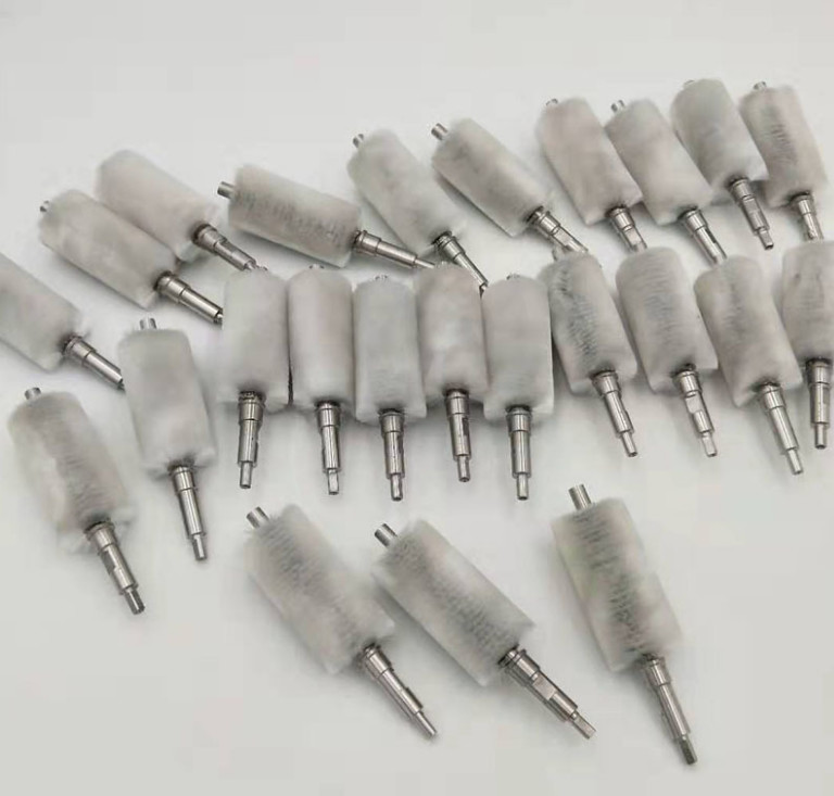 High Density Small Brush Roller Winding Brush Roller Mechanical Parts Dust Removal Brush
