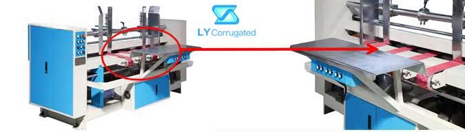 Feeder Belts Vacuum Suction Pasting Machine Folder Gluer For Corrugated Box