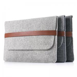 Buy cheap Factory price mac book pro felt laptop briefcase bag. size is  a4. 3mm microfiber material product