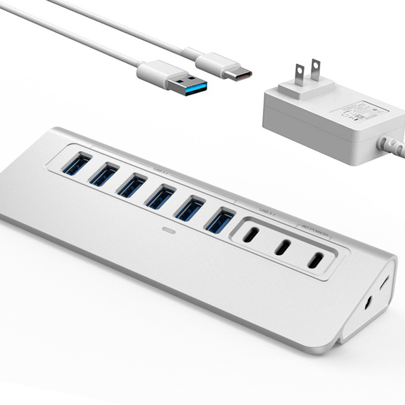Up To 10/5Gbps Data Transfer Speed USB-C Connector Hub with CE Certification