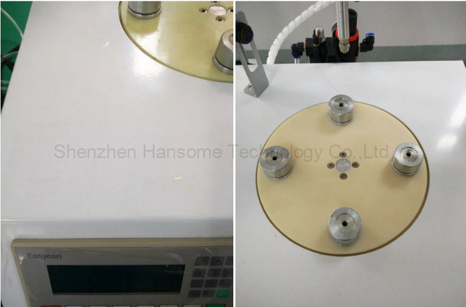Text Screen PLC Glue Dispensing Machine 4 Rotary Stations 0