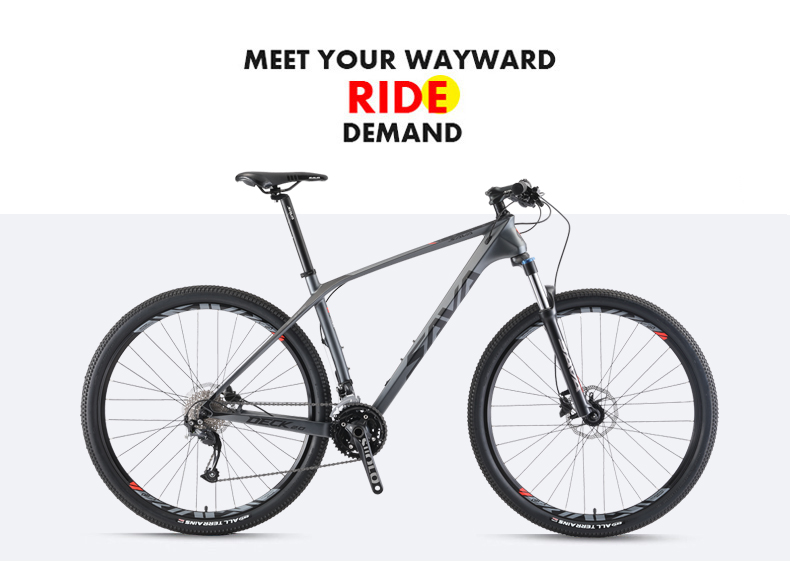 Sava Deck2 0 Carbon Mountain Bike , 29 Inch Disc Brake Mtb 27 Speed