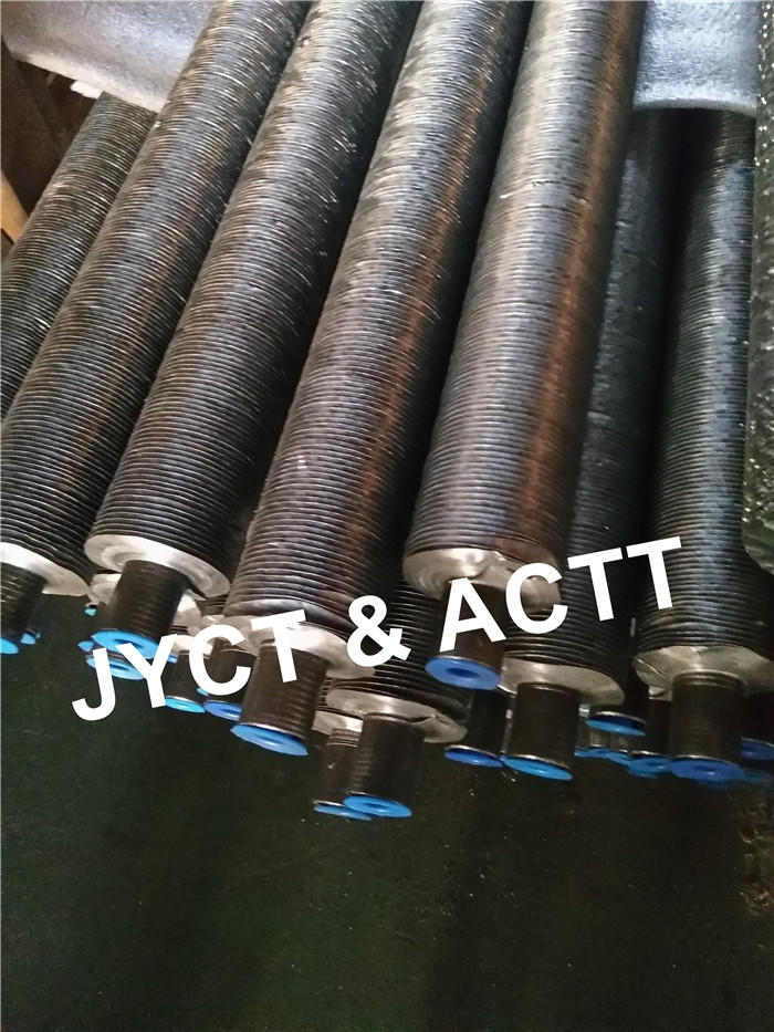 G Type Embeded Fin Tube Machine , Heat Exchanger Fin Tube Machine