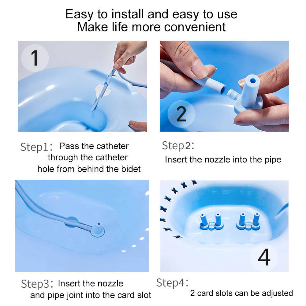 Portable Bidet Fits Sit Yoni Steam Seat Care Basin Bathroom Hip Bath Sitz Bath Wash Tubs for Sale Feminine Hygiene
