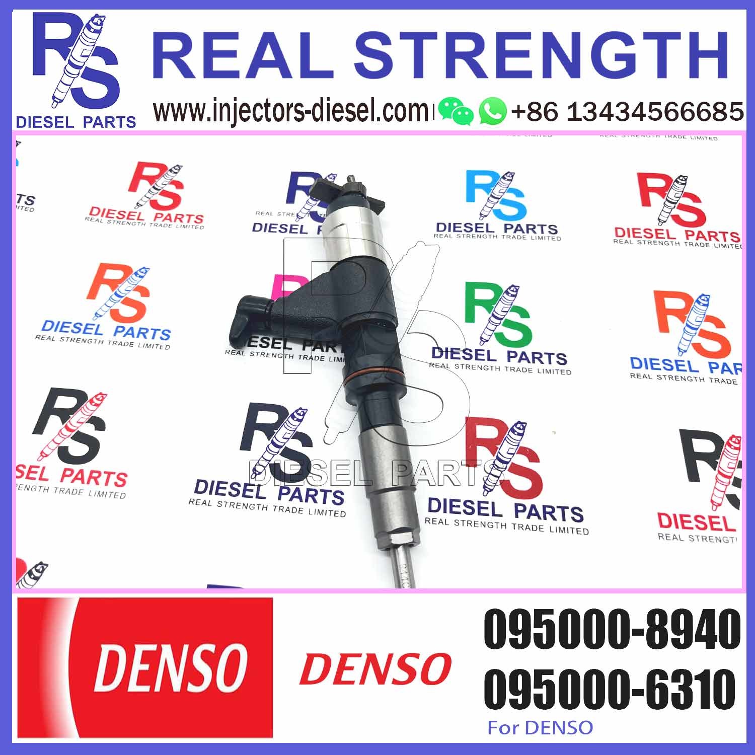Engine Parts Fuel Injector 095000-8940 RE543266 Diesel Injector 095000-8940 for JOHN DEERE