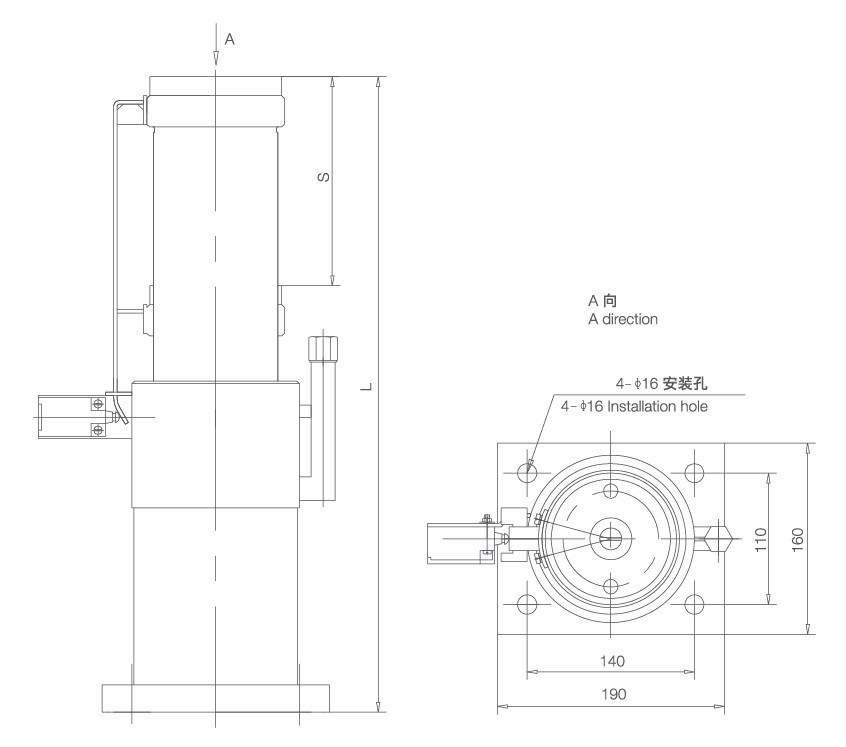 N46 Type Elevator Oil Buffers , Precision Elevator Parts Max Total Buffer Weight 3000-4250KG
