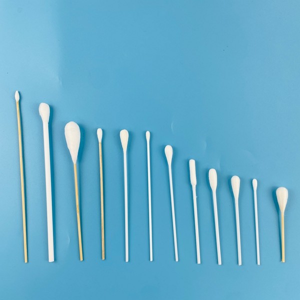 130mm Sterile Cotton Disposable Swabs EO Sterilized For Sample Collection Hollow Handle