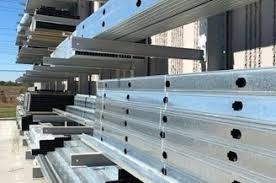 Zinc Coated Metal Stud U Channel , Metal Furring Channel Strong Bearing Capacity