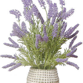 42cm Factory Direct Sale Bonsai Plants Lavender for Indoor Decoration Housewarming Gift Artificial Flowers