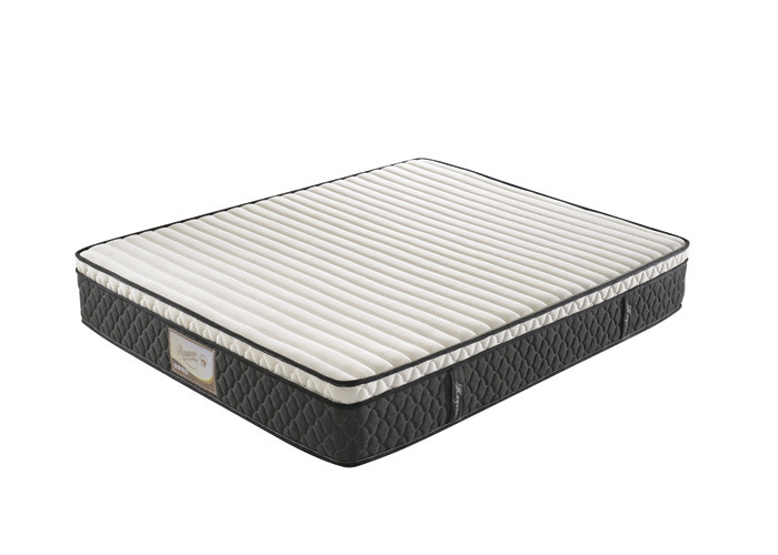 White Euro Box Roll Up Mattress , Euro Pillow Top Mattress Fire - Retardant