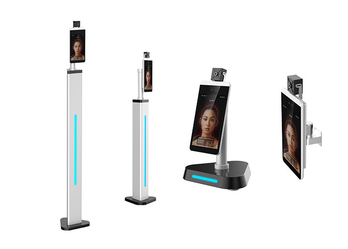 DC12V facial temperature scanner kiosk Support Health QR Code Screening