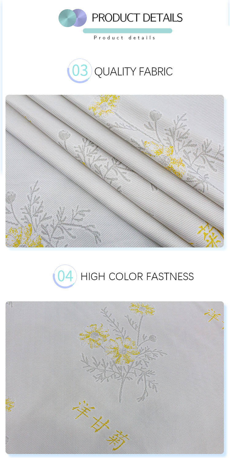 Home Textile Polyester Mattress Quilting Fabric 2.3m Width 300gsm