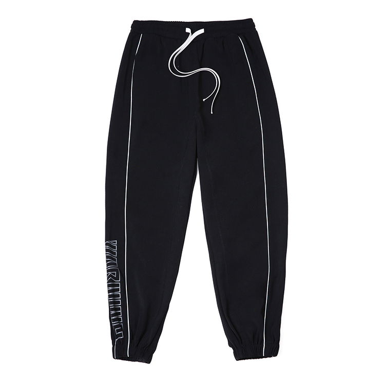 100% Cotton Loose Mens Leisure Pants Fat Man Trousers Customized Logo