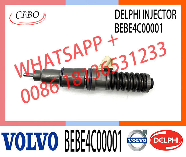 2 Pin Diesel Inyector Common Rail Fuel Injector BEBE4C00001 VOE20430583 20430583 for VOL FM12 FH12