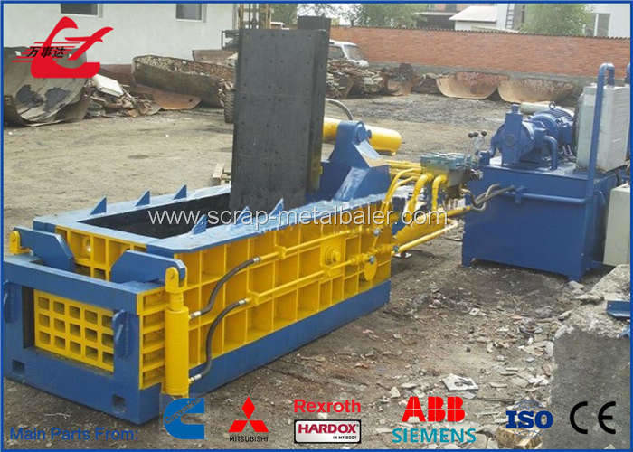 Forwarder Out Scrap Metal Baler Machine For Waste Metal Recycled Station
