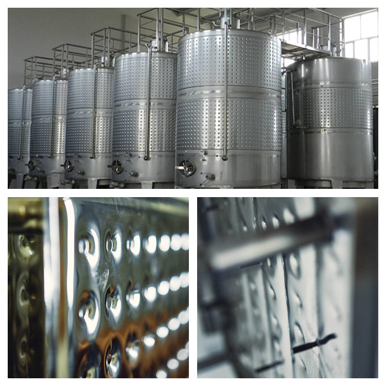 High performance stainless steel 304 1.0mm pillow plate for brew tank