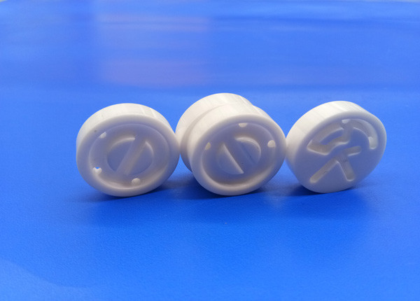 customized high precision white zirconia ceramics industrial disc plates polished components