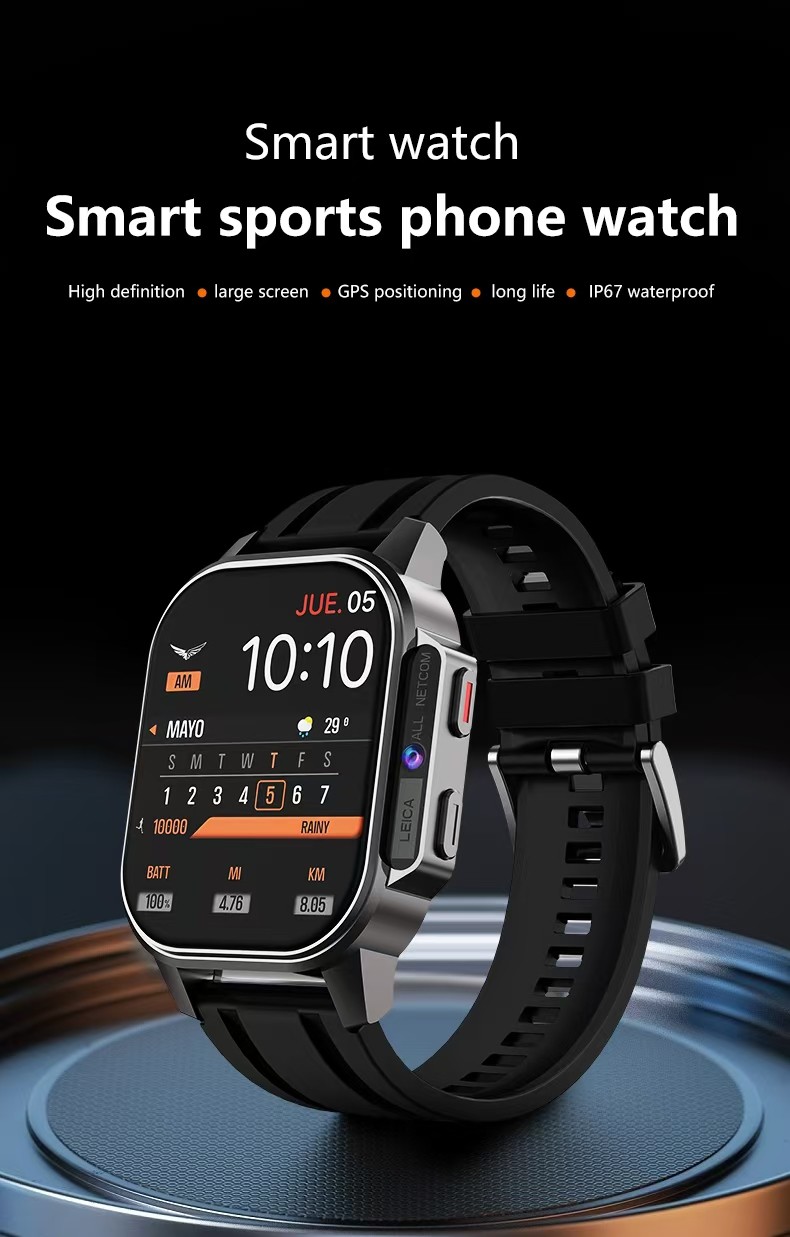 B22 Heart Rate And Oxygen Monitor Watch 2.13 inch HD Camera Smart Watch Video Call