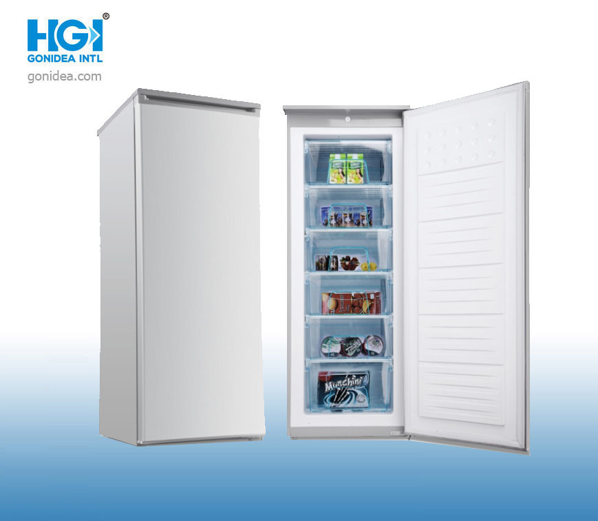 Manual Defrost Reversible Single Door Upright Fridge Only With Drawer