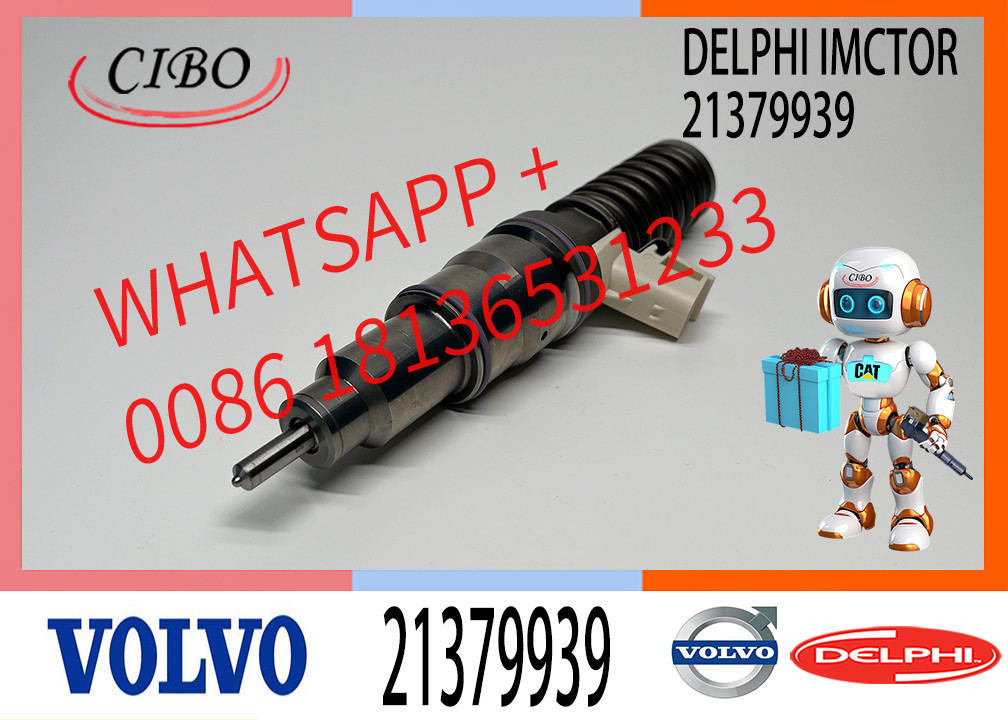 Diesel Fuel Injector 21379939 BEBE4D27002 Injector 4 Pin 2159131 3847790 For VOL-VO Penta MD13 Engine Truck MD13 Engine
