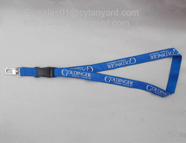 Jacquard logo Label Overlaid Lanyards