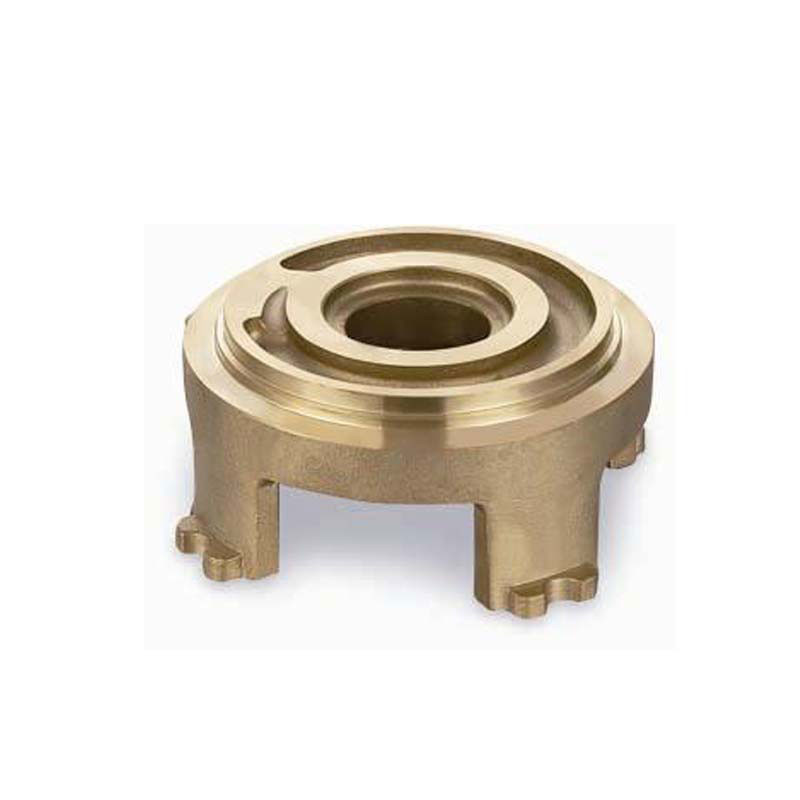 Sand casting, brass part.