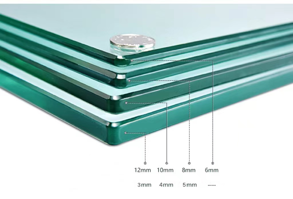 Tempered Laminated 6mm Float Glass Ultra Clear Toughened Glass Cut To Size