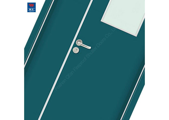 Fireproof Clean Room HPL Interior Glass Wood Door