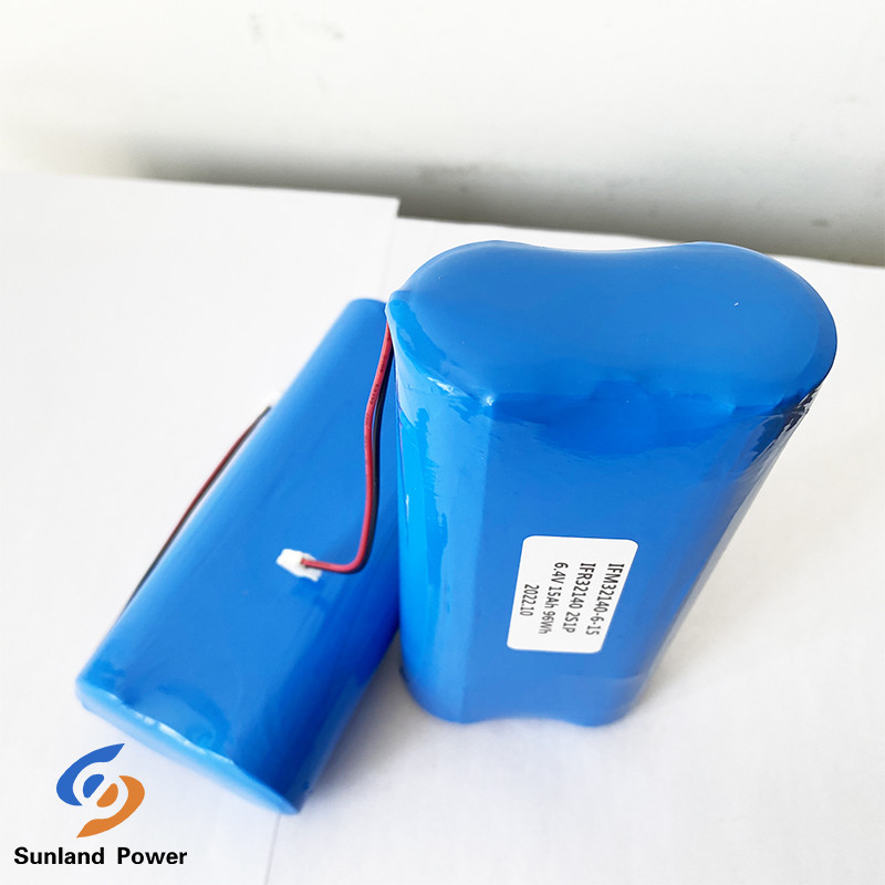 IFR32140 2S1P 6.4V 15AH 3.2V LiFePO4 Battery Pack For Electric Fencing Solar Powered