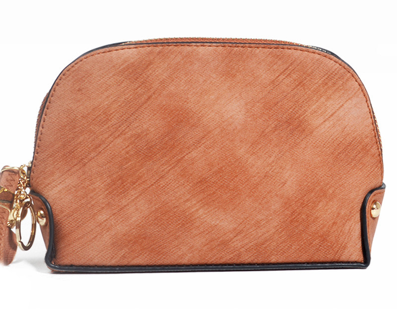 Wholesale Pure Color Blank Shell Shape Summer Cosmetic Mini Bag