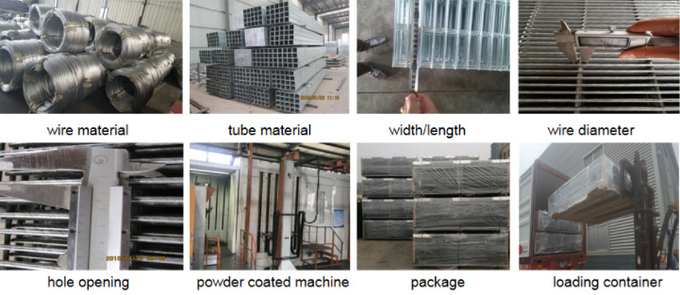 Galvanized Steel 358 Security Fencing Anti-Climb Clamp Panel Fixing