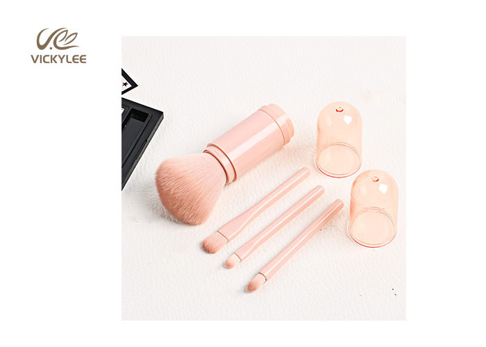 Portable 4 In1 12CM Facial Makeup Brushes