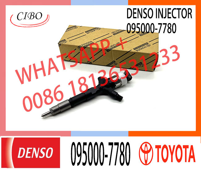 High Quality Cars Common Rail Engine Fuel Diesel Injector Nozzle 23670-39310 095000-7780 For Toyota Hilux 3.0 d4d 1kd