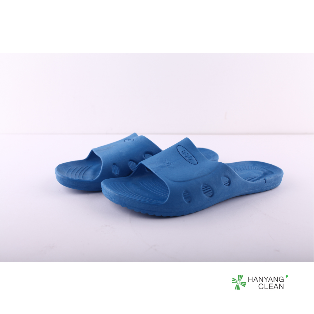 Unisex ESD SPU Blue Safety Shoes Slipper Anti Static