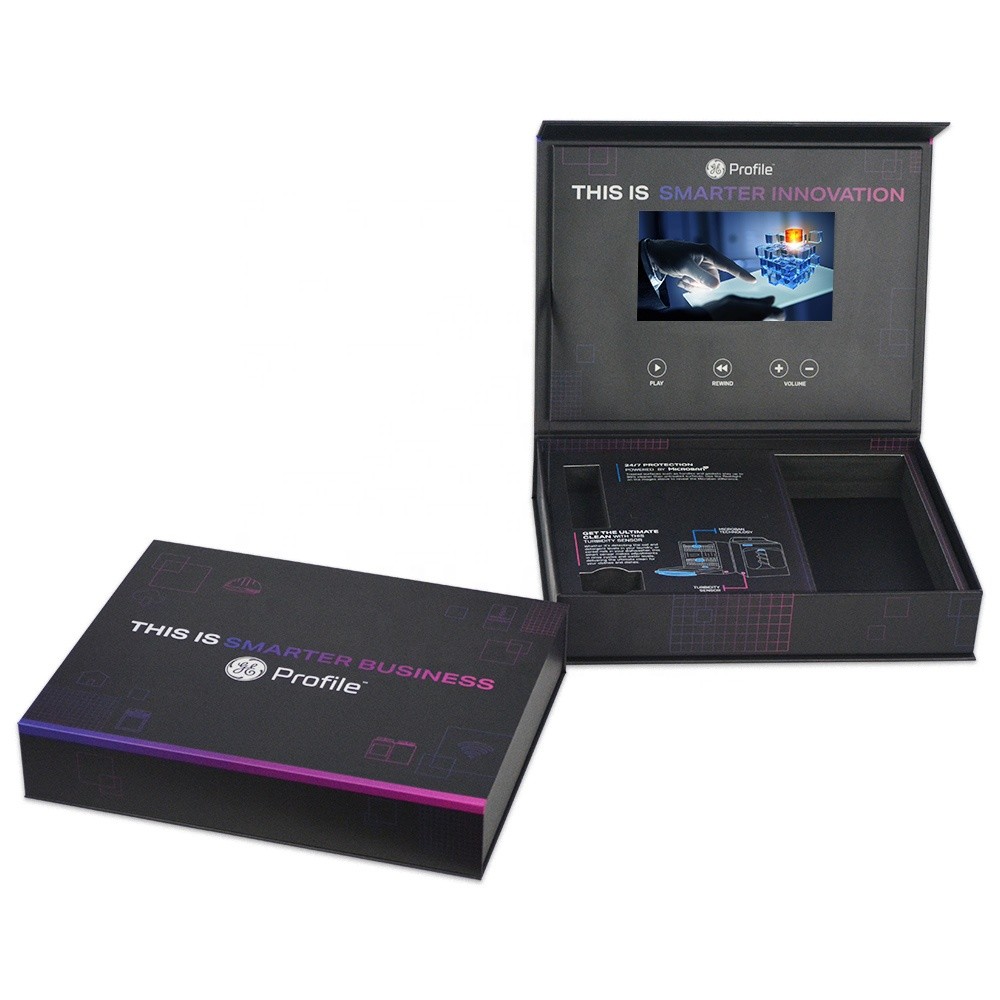 Customized 2.4''/2.8''/4.3'/5"/7'/10'' Tft Lcd Hd Led Advertising Video Box With Led Screen