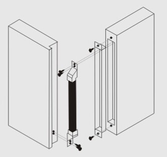 Thicked Ripple Tube Electric Power Transfer Door Loops 58 * 1611mm