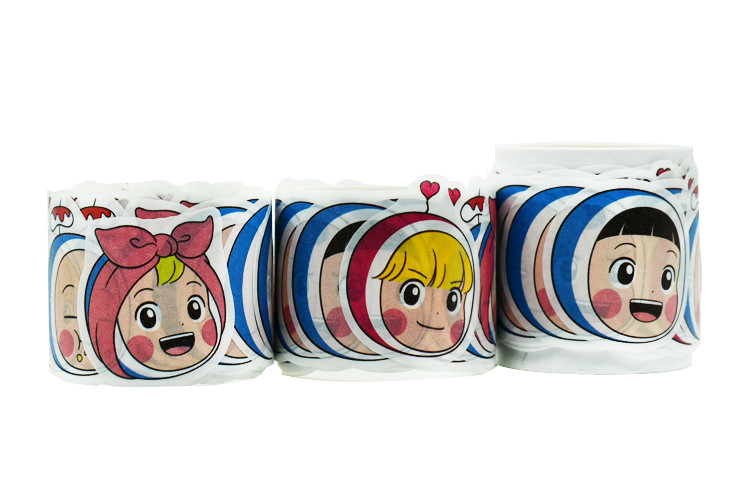 CMYK Self Washi Paper Decoration Custom Printed Stickers Washi Tape