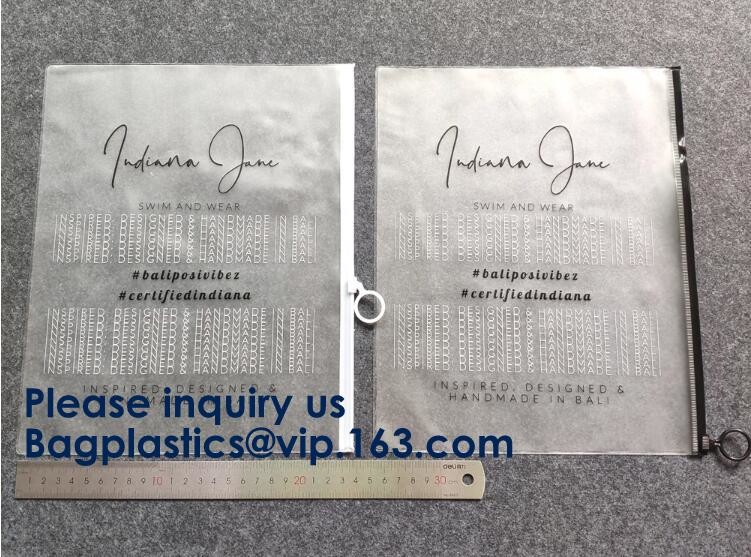 k Plastic Bags Packaging Custom Clear Poly Pvc Slider Zipper Bag, Standup Cosmetics Packaging PVC Slider Bag