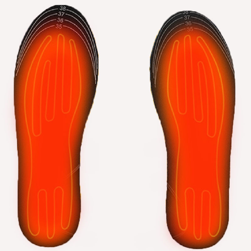Far Infrared Electric Insoles Foot Warmers Wireless Remote Control 55degree Sheerfond