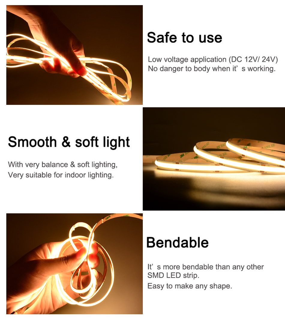 IP33 Color Changeable Motion Sensor Led Strip With Remote Control Usb
