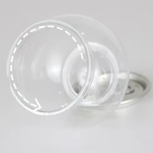 200ml Ball Shape Clear Plastic Cocktail Bottles PET Beverage Cans For Drink Juice Coffee