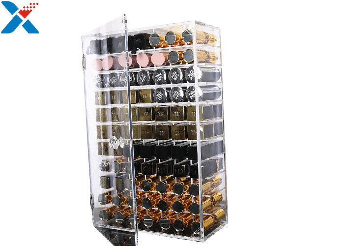 Cosmetic Acrylic Lipstick Organizer , Clear Acrylic Lipstick Display Stand