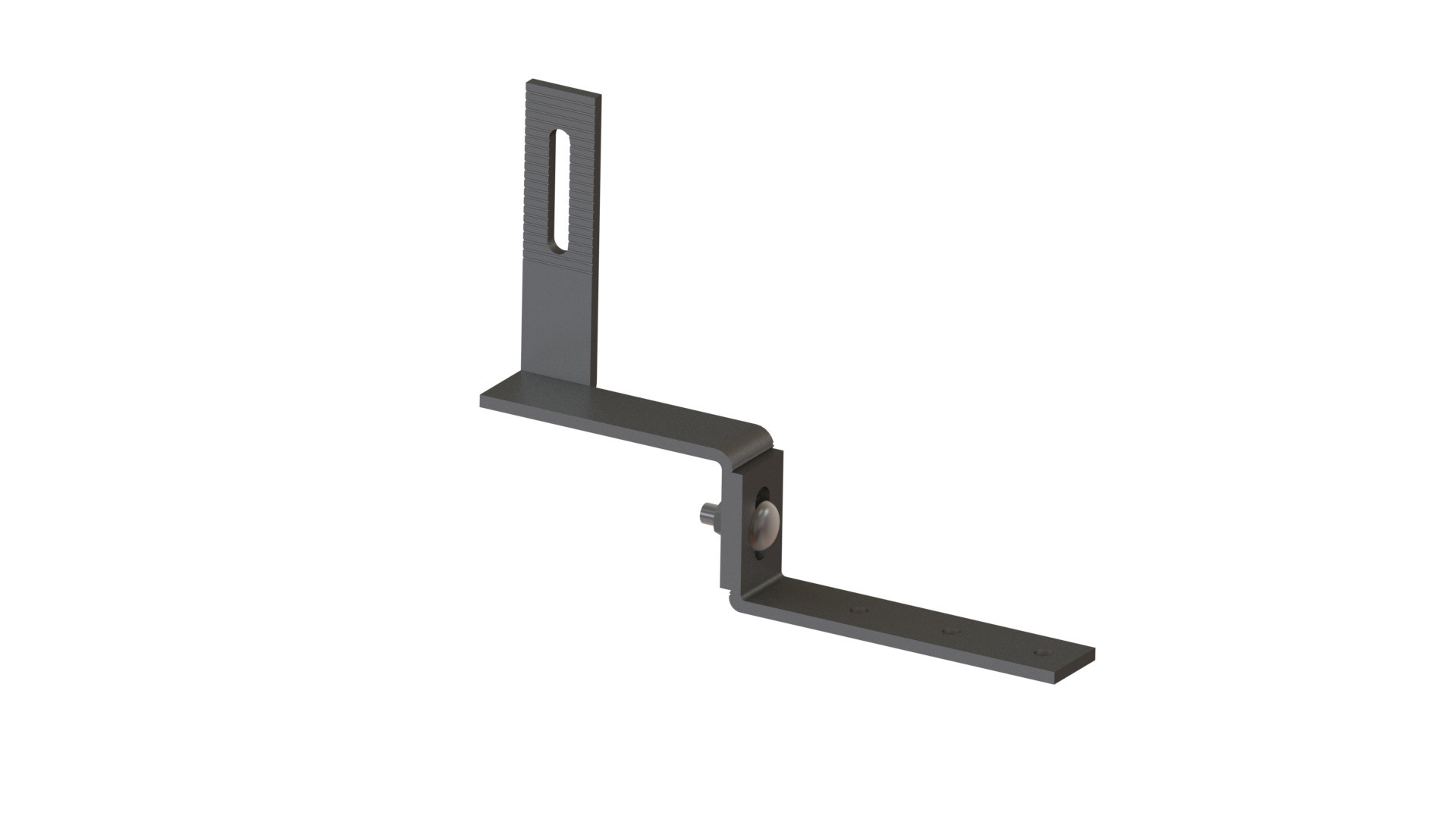 Wooden Beam SUS 304 Tile Roof Solar Mounting System Adjustable Flat Mount